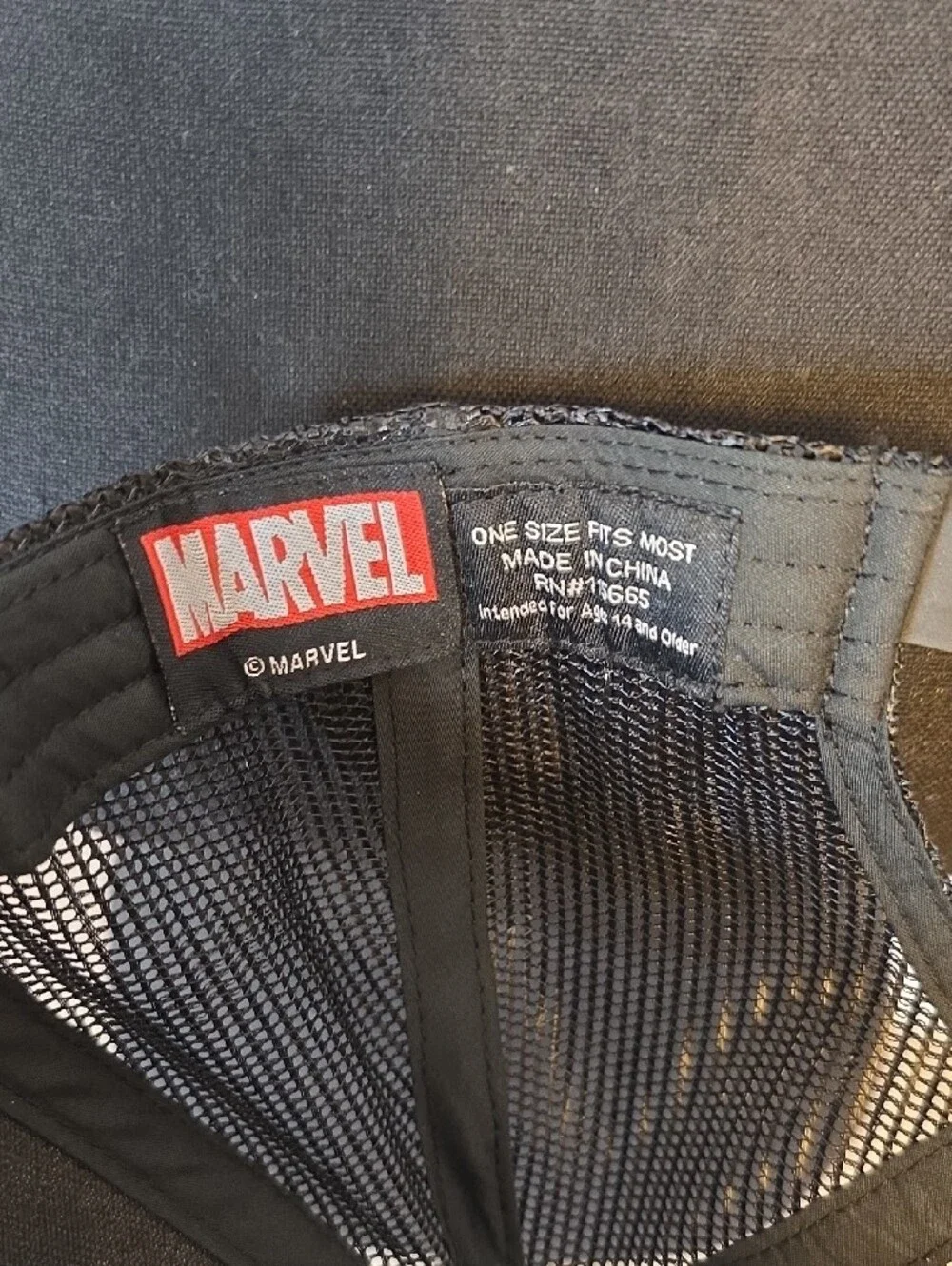 Marvel Punisher Camouflage Trucker Hat with White Skull Patch